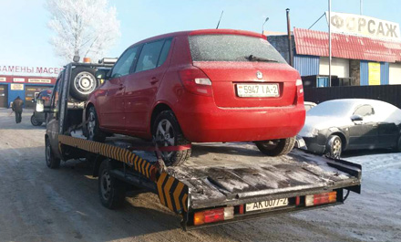Эвакуация легкового автомобиля, цена услуги, Эвакуатор в Орше 24/7